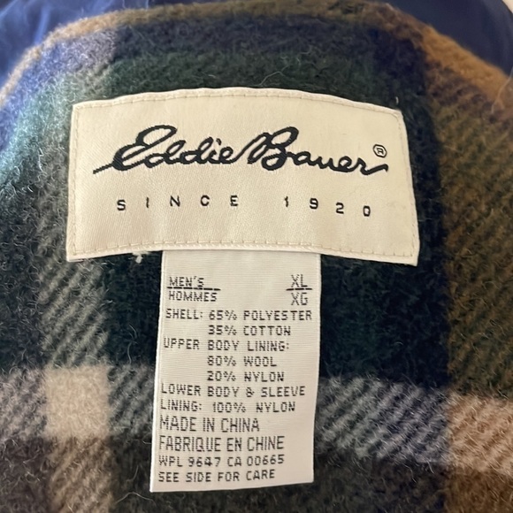 EDDIE Bauer Wool Lined Mountain Parka Size XL - Picture 9 of 10